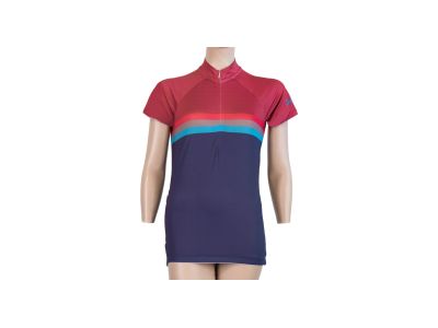Sensor CYKLO SUMMER STRIPE women&#39;s jersey, blue/red