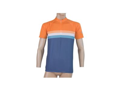 Sensor CYKLO SUMMER STRIPE jersey, blue/orange
