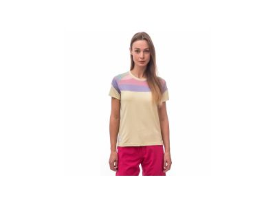 Sensor HELIUM women&#39;s jersey, sand/stripes