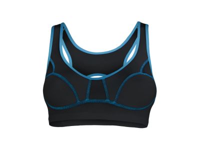 Sensor LISSA women&#39;s bra, black/blue