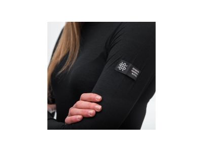 Damska koszulka Sensor MERINO ACTIVE w kolorze czarnym