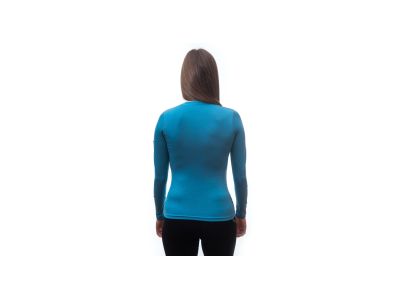 Damska koszulka Sensor MERINO ACTIVE w kolorze niebieskim