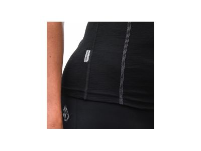 Sensor MERINO ACTIVE Damen T-Shirt, schwarz