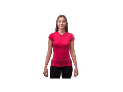 Damska koszulka Sensor MERINO ACTIVE w kolorze magenta