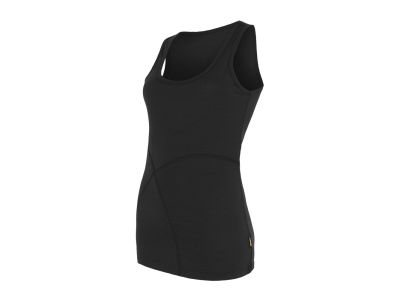 Sensor MERINO ACTIVE Damen-Unterhemd, schwarz
