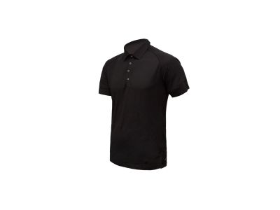 Sensor MERINO ACTIVE POLO shirt, black