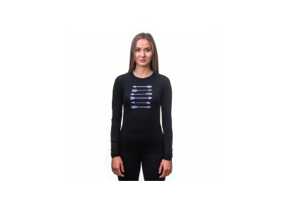 Sensor MERINO ACTIVE PT ARROWS women&#39;s T-shirt, black