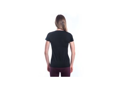 Damska koszulka Sensor MERINO ACTIVE PT ARROWS w kolorze czarnym