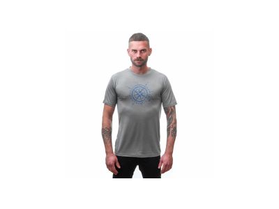 Sensor MERINO ACTIVE PT COMPASS T-shirt, gray