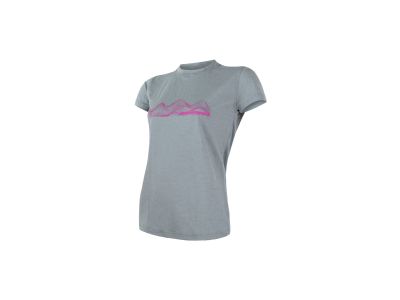 Sensor MERINO ACTIVE PT MOUNTAINS women&amp;#39;s T-shirt, gray