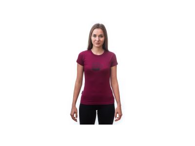 Sensor MERINO ACTIVE PT MUG women&#39;s t-shirt, lilac