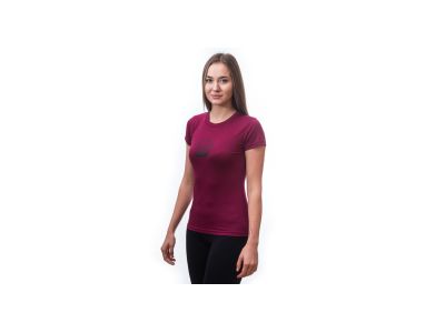 Sensor MERINO ACTIVE PT MUG women&#39;s t-shirt, lilac