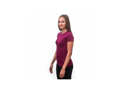 Sensor MERINO ACTIVE PT ORCHID Damen T-Shirt, flieder