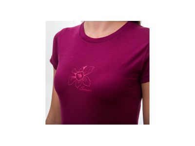 Sensor MERINO ACTIVE PT ORCHID women&#39;s T-shirt, lilac