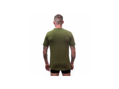 Sensor MERINO ACTIVE PT TRACK Shirt, Safarigrün