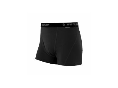 Sensor MERINO ACTIVE Shorts, schwarz