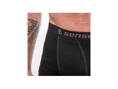 Sensor MERINO ACTIVE Shorts, schwarz