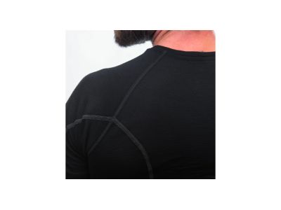 Koszulka Sensor MERINO ACTIVE w kolorze czarnym