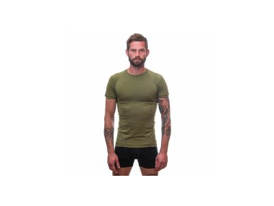 Sensor MERINO ACTIVE tričko, safari green