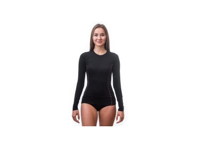 Sensor MERINO AIR női póló, fekete