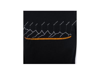 Érzékelő MERINO AIR PT póló, fekete
