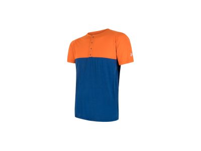 Sensor MERINO AIR PT tričko, modrá/oranžová