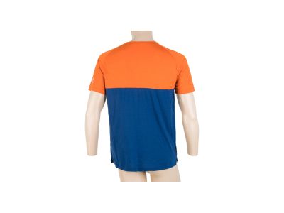 Érzékelő MERINO AIR PT póló, kék/narancs