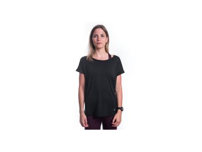 Sensor MERINO AIR traveler női póló, fekete