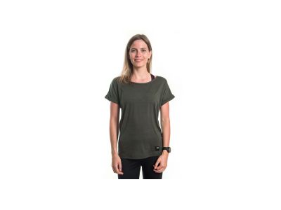 Sensor MERINO AIR Traveler Damen T-Shirt, olivgrün
