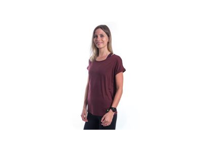 Sensor MERINO AIR traveler women&#39;s T-shirt, port red