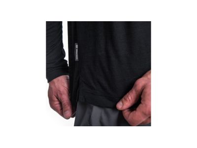 Sensor MERINO AIR traveller tričko, čierna