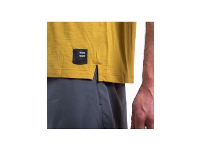 Sensor MERINO AIR traveler shirt, mustard