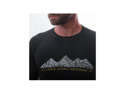 Sensor MERINO DF ADVENTURE T-shirt, black