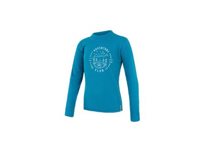 Sensor MERINO DF CLUB Kinder-T-Shirt, blau