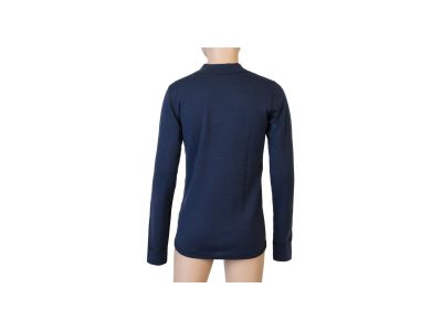 Sensor MERINO DF LOGO juniorské triko, deep blue