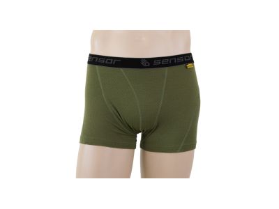 Sensor MERINO DF shorts, safari green
