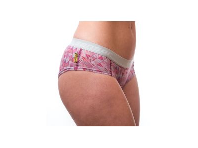 Sensor MERINO IMPRESS női nadrág, lilla/mintás
