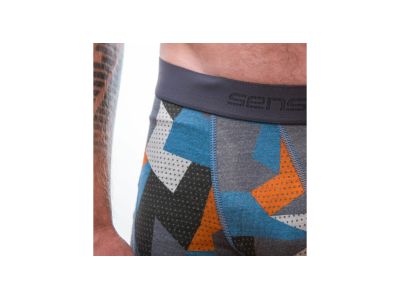 Sensor MERINO IMPRESS boxer shorts, blue