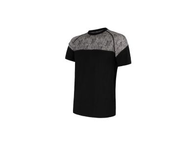 Sensor MERINO IMPRESS T-Shirt, schwarz