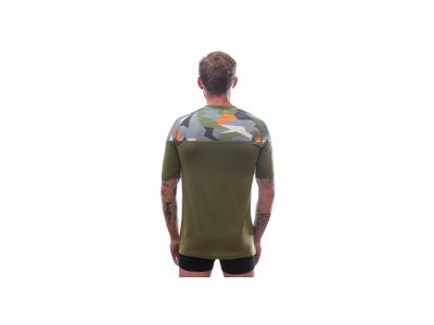 Sensor MERINO IMPRESS tričko, safari/camo