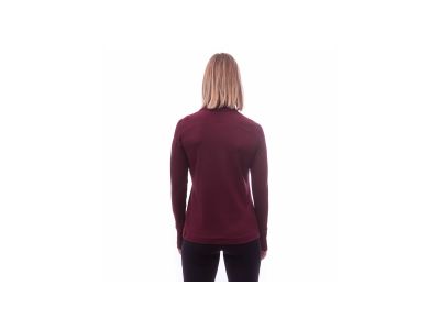 Sensor MERINO UPPER női pulóver, port piros