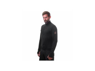 Sensor MERINO UPPER sweatshirt, black
