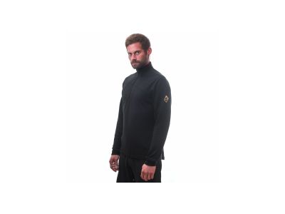 Sensor MERINO UPPER Sweatshirt, schwarz