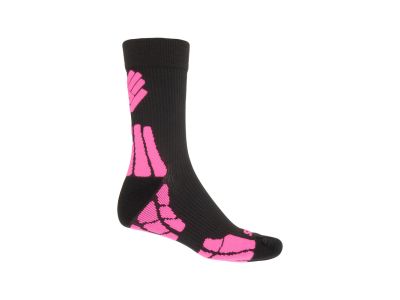 Sensor HIKING MERINO socks, black/pink