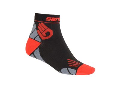 Sensor MARATHON ponožky, červená/čierna