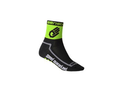 Sensor RACE LITE HAND ponožky, čierna/zelená