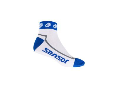 Sensor RACE LITE SMALL HANDS ponožky, bílá/modrá
