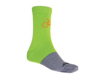 Sensor TOUR MERINO Socken, grün/grau