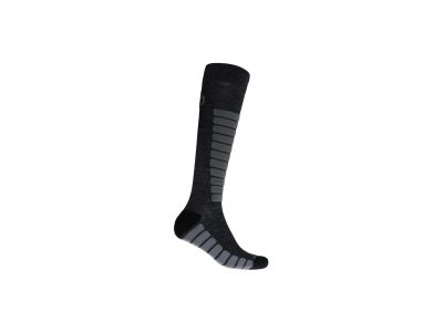 Sensor ZERO MERINO Socken, grau/schwarz