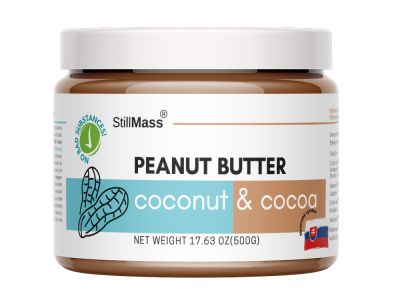 StillMass Peanut Butter pastă de arahide, 500 g, ciocolată/nucă de cocos